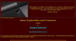 Desktop Screenshot of donaldfrobertson.com